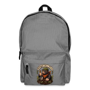 Gartenkommando Maulwurf Beet - Rucksack - Mittelgrau - Vorne