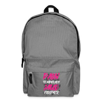 Mud forever Schlammlauf Mud Run Muddy Race - Backpack - elephant grey - Front