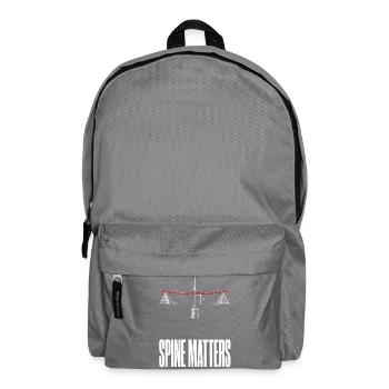 Spine Ist Entscheidend Bogensport Herren Damen - Rucksack - Mittelgrau - Vorne