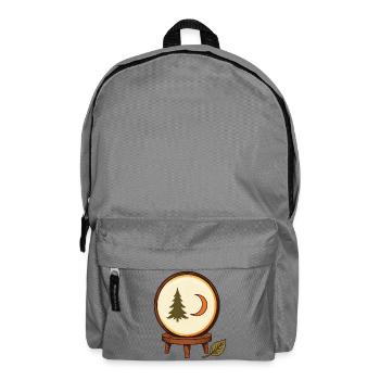 Waldzauber in der Kugel - Rucksack - Mittelgrau - Vorne