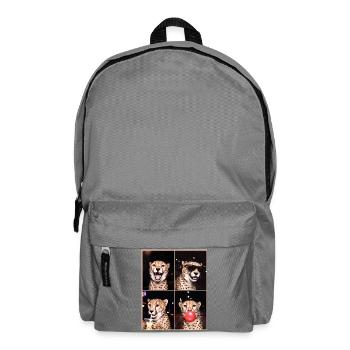 Geparde Gepard - Rucksack - Mittelgrau - Vorne