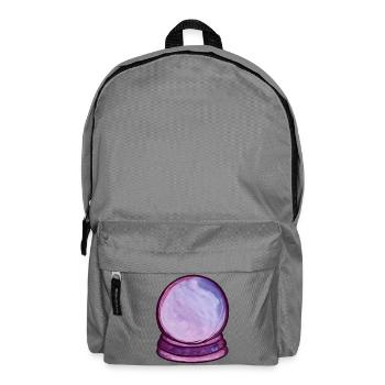 Violette Orb Aquarellkugel - Rucksack - Mittelgrau - Vorne