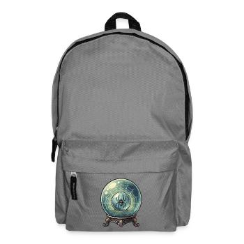 Das Spinnennetz in der Kristallkugel - Rucksack - Mittelgrau - Vorne