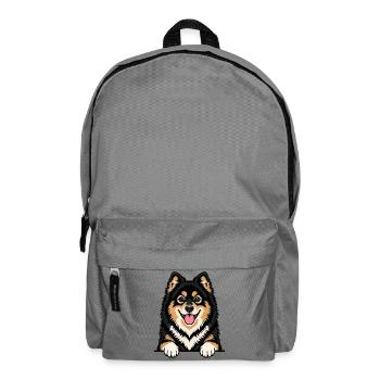 Finnischer Lapphund - Rucksack - Mittelgrau - Vorne