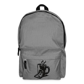 Kaffeewürfelturm - Rucksack - Mittelgrau - Vorne