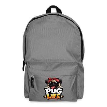 Pug Life Bandana Cool - Rucksack - Mittelgrau - Vorne
