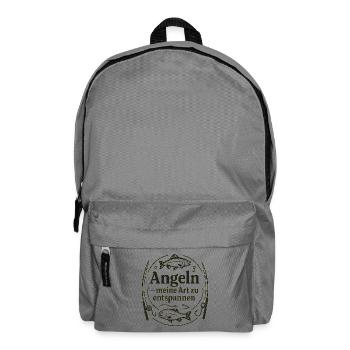 Angeln: Meine Art Zu Entspannen - Rucksack - Mittelgrau - Vorne
