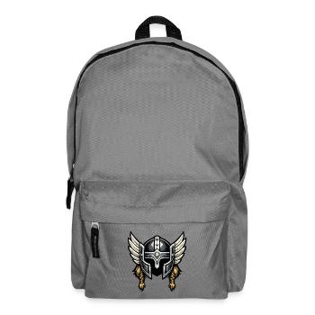 Valkyrie Helm mit Flügeln - Rucksack - Mittelgrau - Vorne
