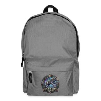Cyber-Wildnis Panther - Rucksack - Mittelgrau - Vorne