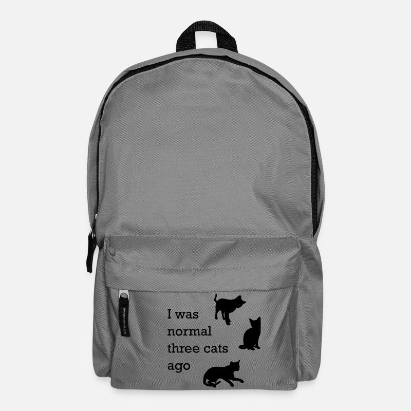 i was normal 3 cats ago - Rucksack - Mittelgrau