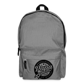 meilleur papa du monde - Sac à dos - gris éléphant - Devant