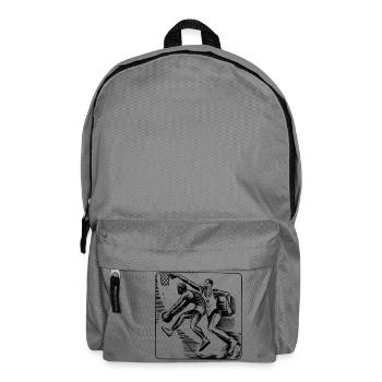 Basketball - Rucksack - Mittelgrau - Vorne