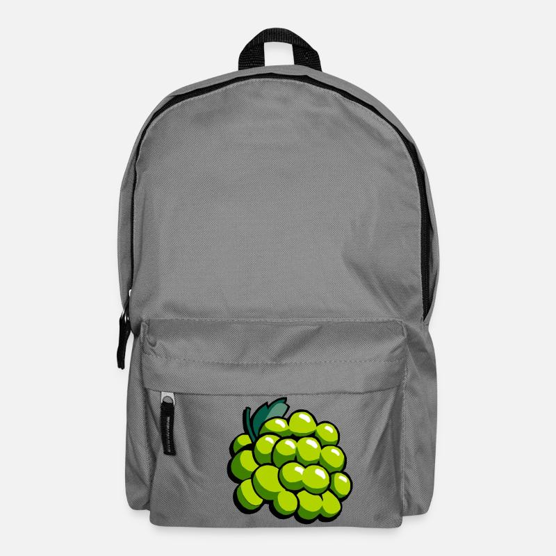 Trauben - Rucksack - Mittelgrau