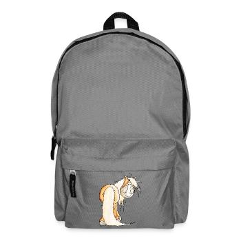 Goldiger Haflinger - Rucksack - Mittelgrau - Vorne