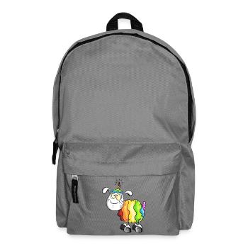 Rainbow Schaf - Rucksack - Mittelgrau - Vorne