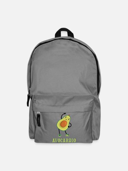 Avocardio lustig - Rucksack - Mittelgrau