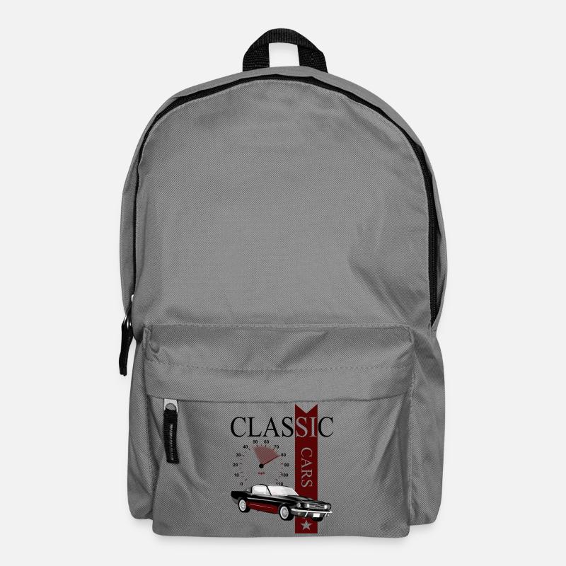 Automobile Classic Cars - Rucksack - Mittelgrau