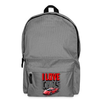 J’adore les voitures - Sac à dos - gris éléphant - Devant