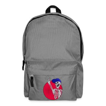 Hey Friends Cool et drôle Skeleton - Sac à dos - gris éléphant - Devant