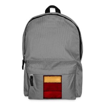 Le style Rothko en couleurs numériques - Sac à dos - gris éléphant - Devant