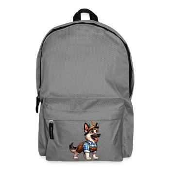 Bavarian Shepherd Dog - Backpack - elephant grey - Front
