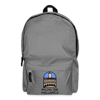 Palma de Mallorca - Schloss Bellver - Rucksack - Mittelgrau - Vorne