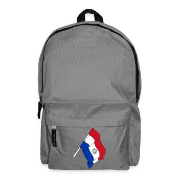 Flagge von Paraguay - Rucksack - Mittelgrau - Vorne