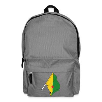 Drapeau de la Guyane française - Sac à dos - gris éléphant - Devant