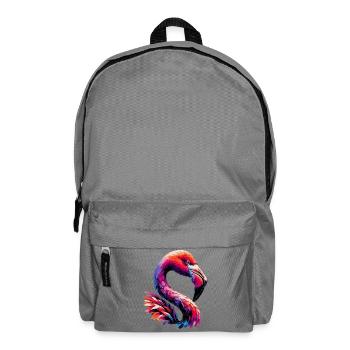 Flamingo - Rucksack - Mittelgrau - Vorne
