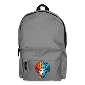 Frauen Denken - Rucksack - Mittelgrau - Vorne