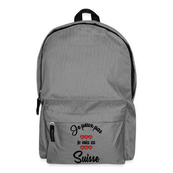 SWITZERLAND. I CAN'T - Backpack - elephant grey - Front