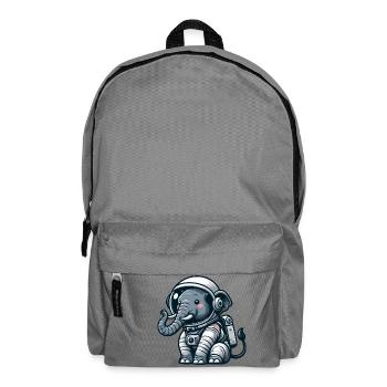 Elephant, Astronaut, Space, Universe - Backpack - elephant grey - Front