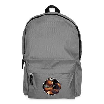 Master of the Grill – GrillBär Papa Grillmeister - Rucksack - Mittelgrau - Vorne