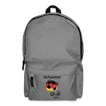 Fußball Germany Deutschland - Rucksack - Mittelgrau - Vorne