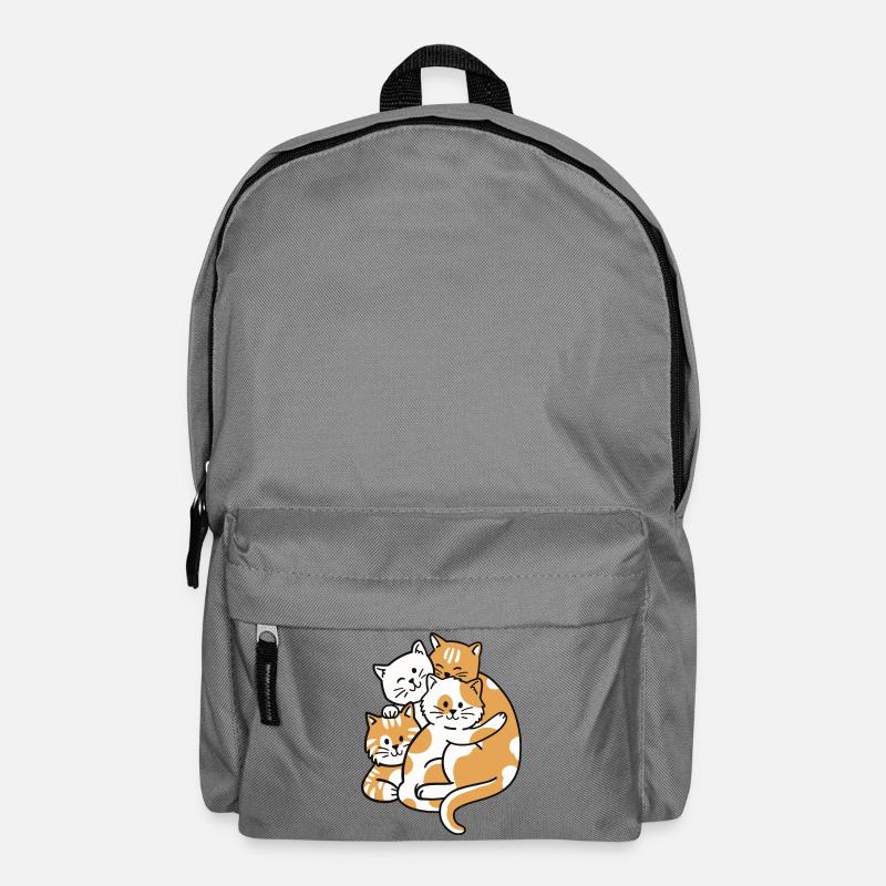 Katzen Katzenliebhaber - Rucksack - Mittelgrau