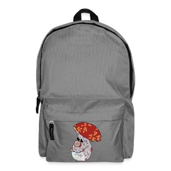 Herbstpilz - Rucksack - Mittelgrau - Vorne