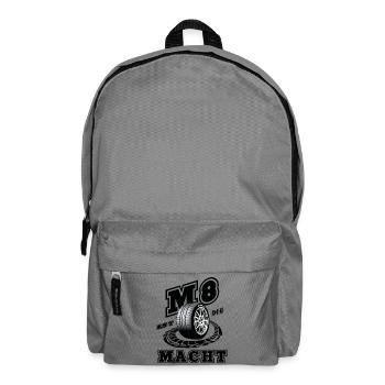 M8 Macht - Rucksack - Mittelgrau - Vorne