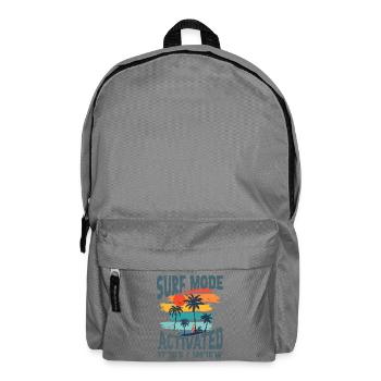 Surf mode activated - Backpack - elephant grey - Front