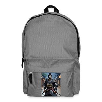 Samurai Krieger. - Rucksack - Mittelgrau - Vorne
