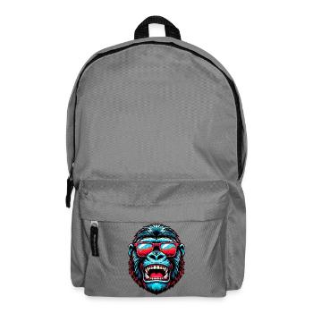 Gorillas with sunglasses - Backpack - elephant grey - Front