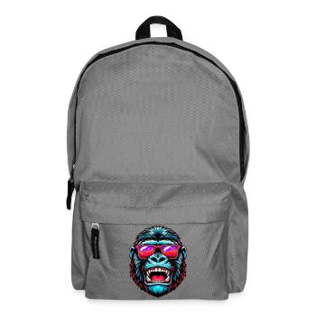 Gorillas with sunglasses - Backpack - elephant grey - Front