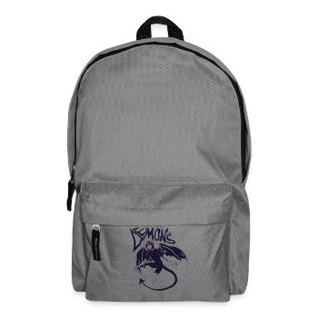 Demon Vibes – Sombre et mystique - Sac à dos - gris éléphant - Devant