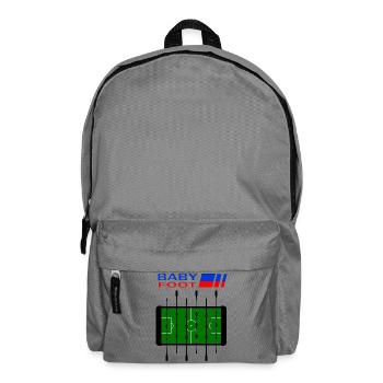 Tischfußball - Rucksack - Mittelgrau - Vorne