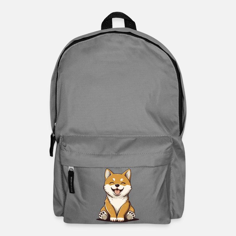Shiba Inu - Rucksack - Mittelgrau