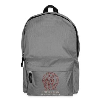 Stammes-Werwolf-Hybrid-Design - Rucksack - Mittelgrau - Vorne