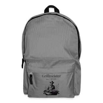 Am Grill bei Sonnenuntergang - Rucksack - Mittelgrau - Vorne