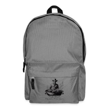 Griller la liberté pour les vrais hommes - Sac à dos - gris éléphant - Devant