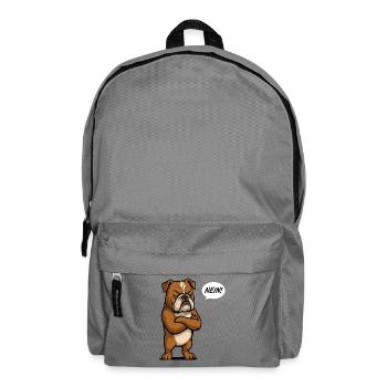 No English Bulldog Bully Bully Owner - Backpack - elephant grey - Front