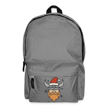 Vikings with Santa hats - Backpack - elephant grey - Front