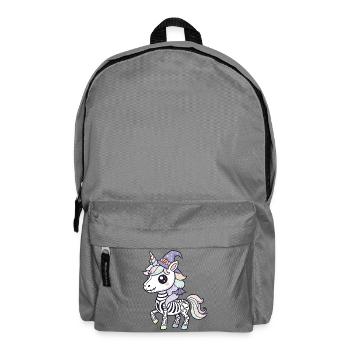 Boho Skelett Einhorn - Halloween Unicorn Lover - Rucksack - Mittelgrau - Vorne